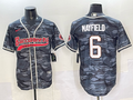 Men's Tampa Bay Buccaneers Baker Mayfield #6 Grey Camouflage Team Game Jersey
