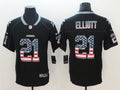 Men's Dallas Cowboys Ezekiel Elliott #21 Black Authentic Game Jersey1