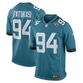 Folorunso Fatukasi Jacksonville Jaguars Nike Game   Jersey - Teal