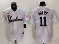 Men's New York Yankees Anthony Volpe White Replica Player Jersey1