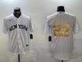 Men's New York Yankees Juan Soto #22 White Game Jersey1