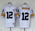 Men's Pittsburgh Steelers Terry Bradshaw  White Legacy Replica Jersey1