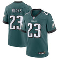 Eli Ricks Philadelphia Eagles Nike Team Game Jersey - Midnight Green