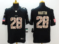 Men's New York Jets Curtis Martin #28 Black Game Player Jersey1