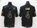 Men's Las Vegas Raiders #4 Derek Carr Black Player Game Jersey1