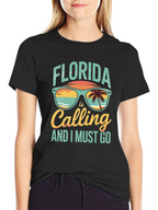 Florida Calling T-Shirt - Beach Vibes Tee