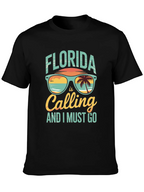 Florida Calling T-Shirt - Beach Vibes Tee