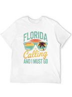 Florida Calling T-Shirt - Beach Vibes Tee