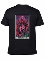 Strength Tarot Card Graphic T-Shirt