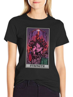 Strength Tarot Card Graphic T-Shirt