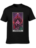 Strength Tarot Card Graphic T-Shirt