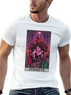 Strength Tarot Card Graphic T-Shirt