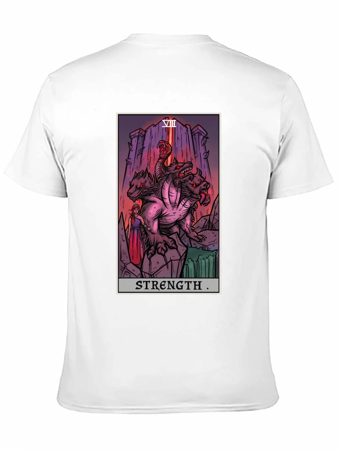 Strength Tarot Card Graphic T-Shirt