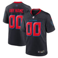 Custom Houston Texans Secondary Alternate Jersey - Navy