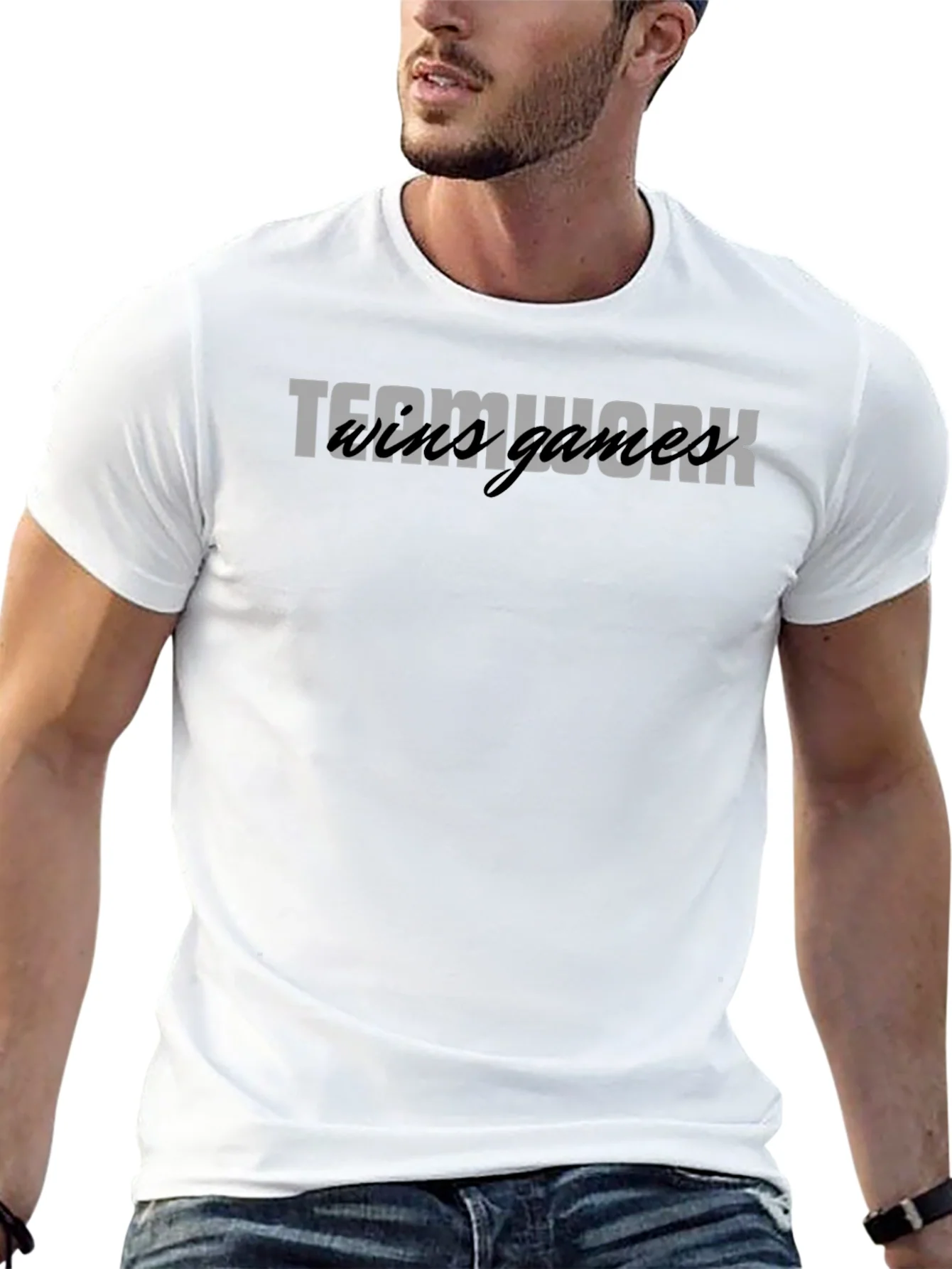 Teamwork Wild Games Black Graphic Tee