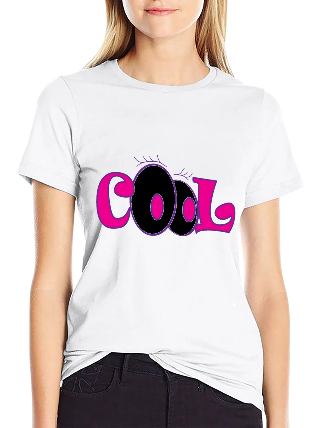 Cool Graphic Tee - Stylish Black Cotton T-Shirt