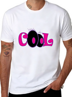 Cool Graphic Tee - Stylish Black Cotton T-Shirt