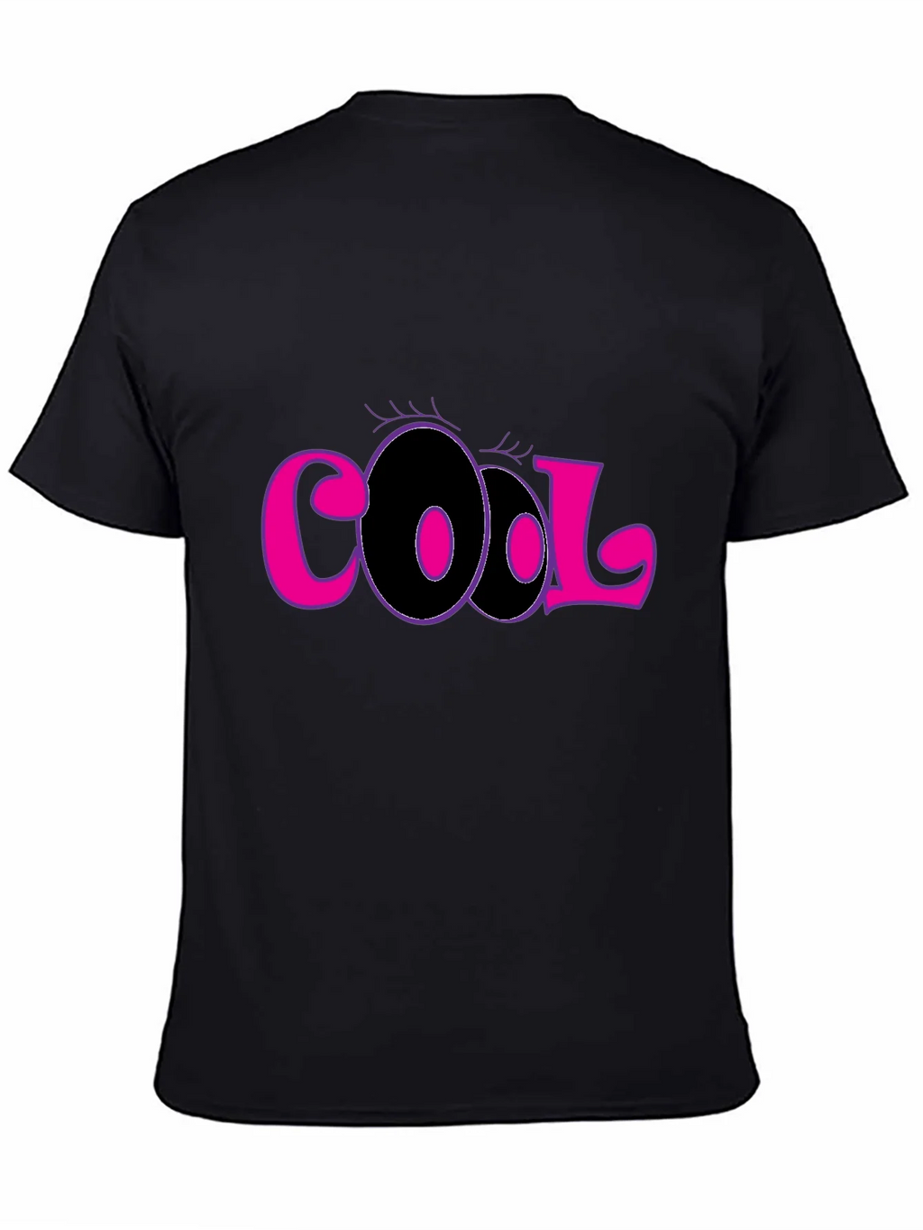 Cool Graphic Tee - Stylish Black Cotton T-Shirt