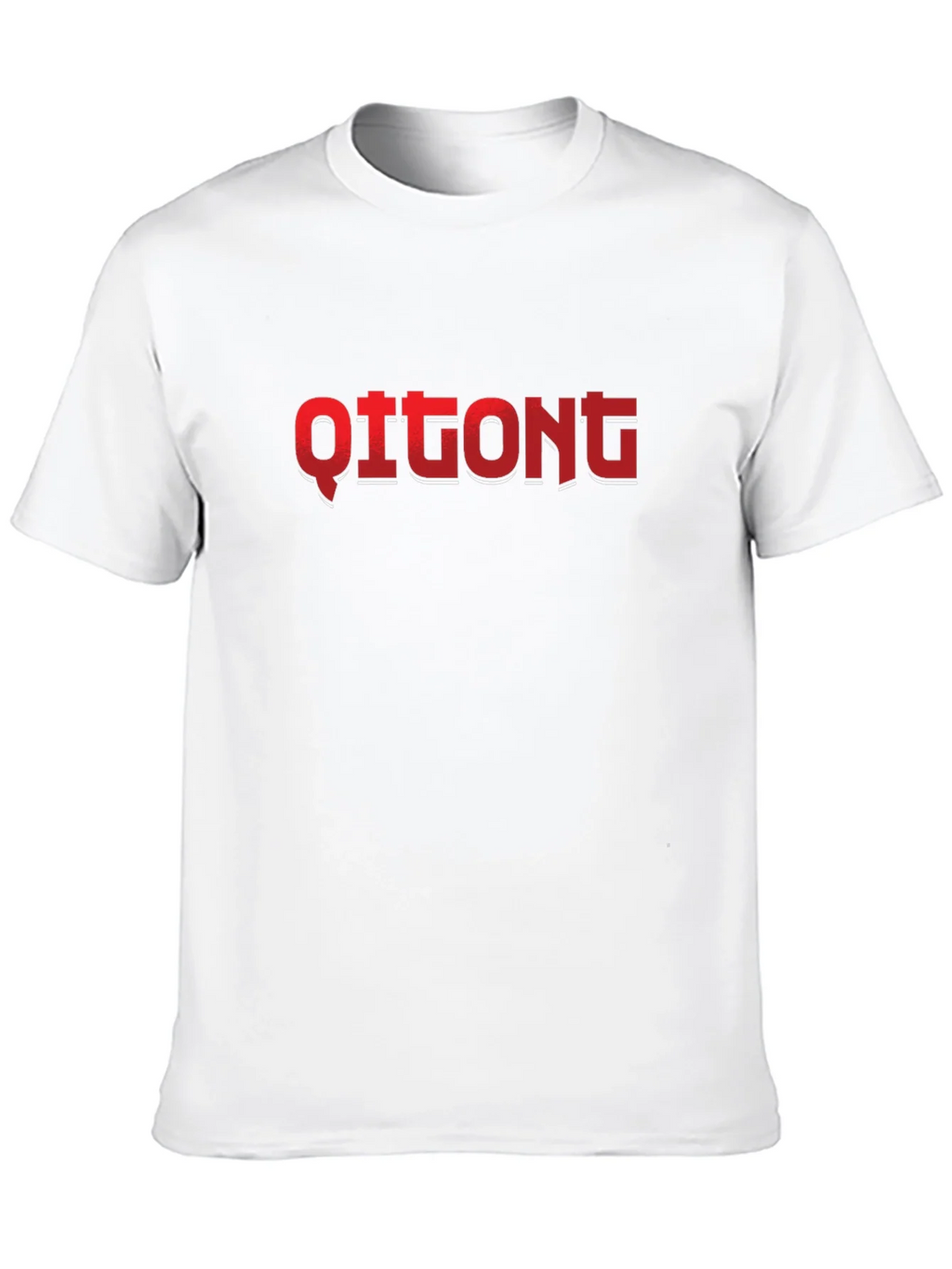 Qitong Graphic Black Tee