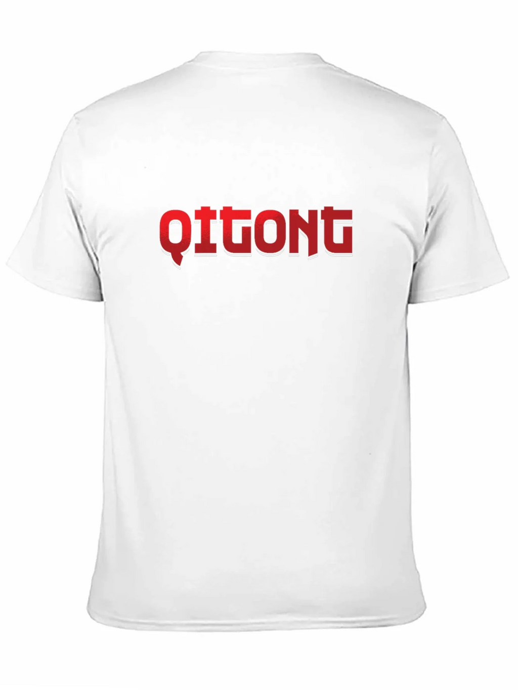 Qitong Graphic Black Tee