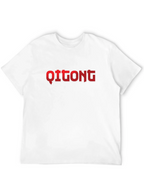 Qitong Graphic Black Tee