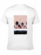 Orient Beach Palm Tree Graphic T-Shirt