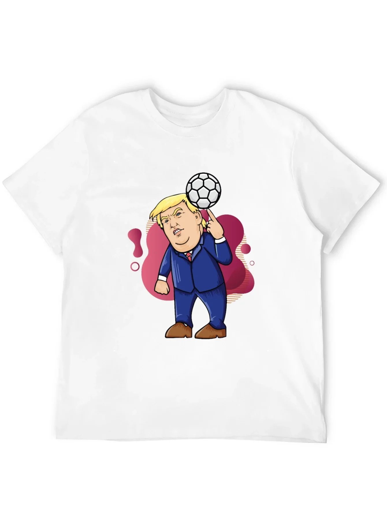 Trump Soccer Ball T-Shirt - Funny Political Tee
