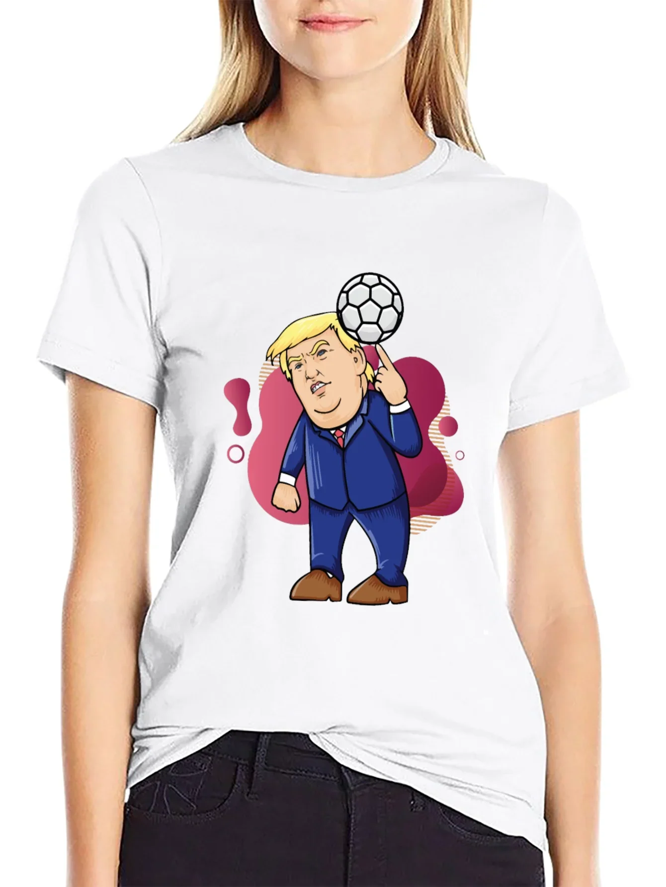 Trump Soccer Ball T-Shirt - Funny Political Tee