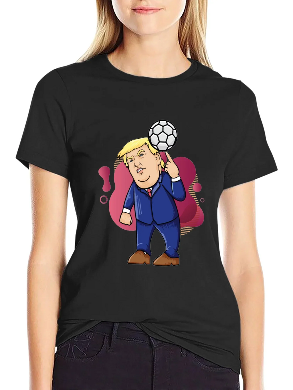 Trump Soccer Ball T-Shirt - Funny Political Tee