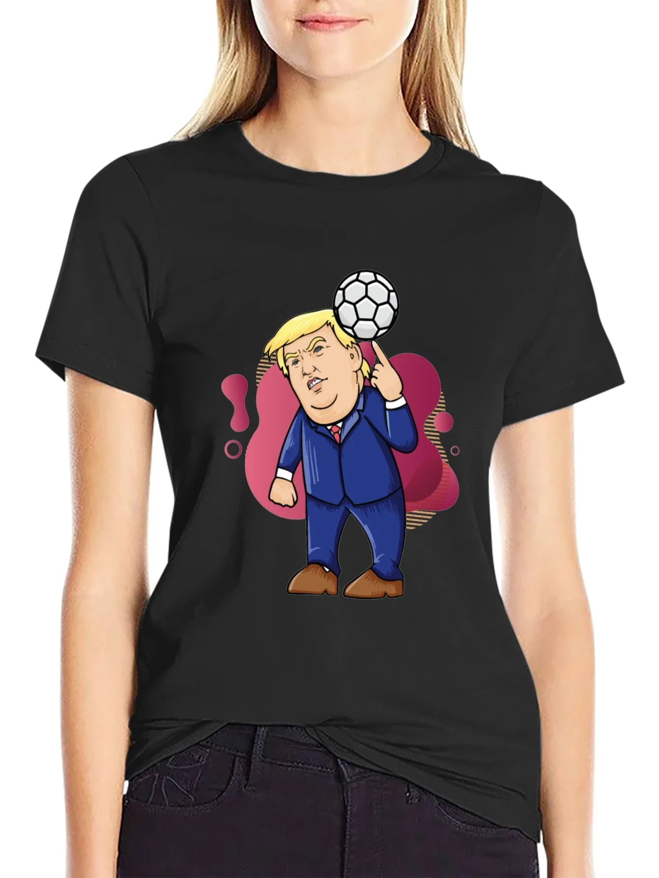 Trump Soccer Ball T-Shirt - Funny Political Tee