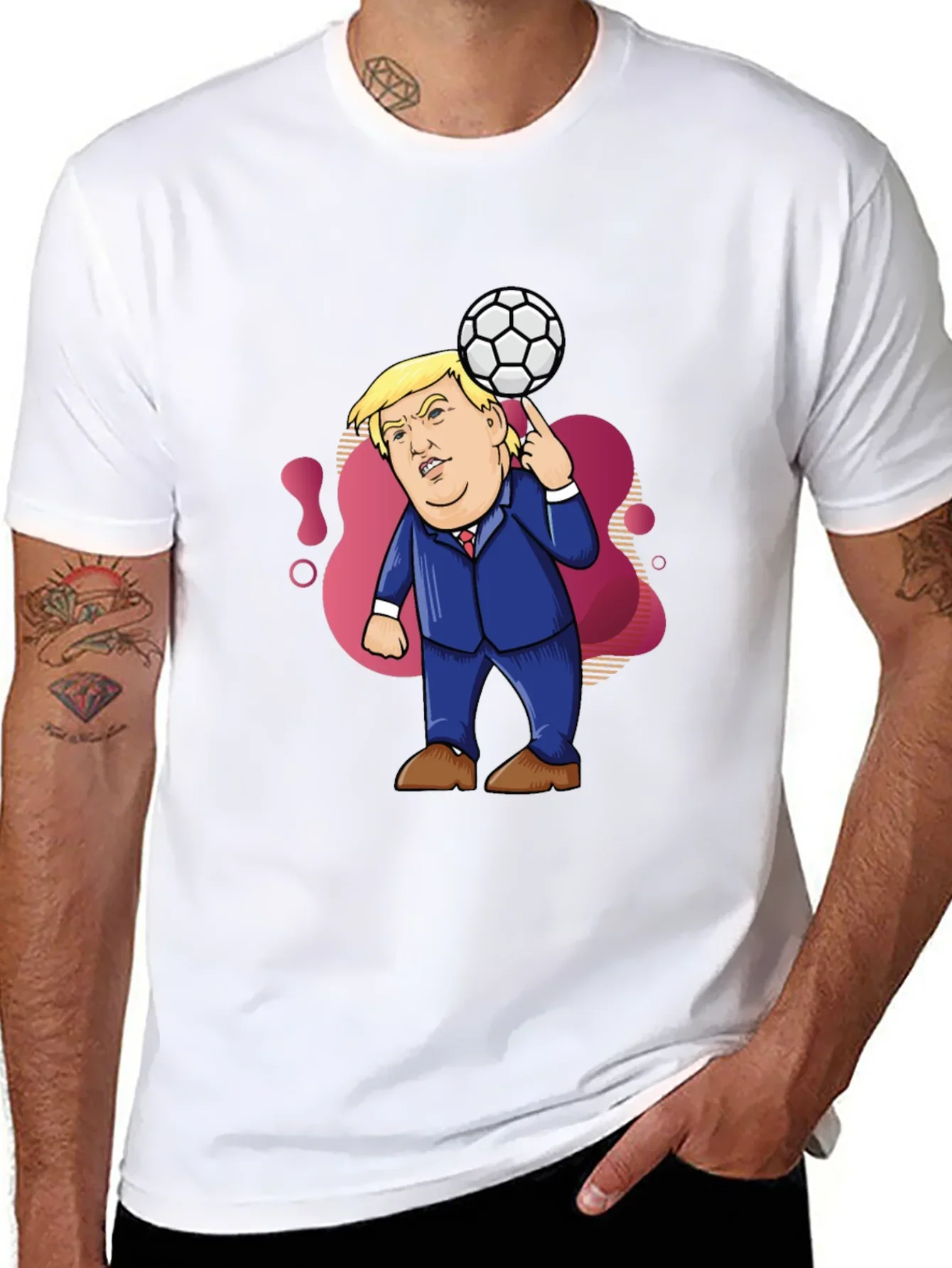Trump Soccer Ball T-Shirt - Funny Political Tee