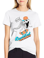 Roarsome Dino Skateboarder Graphic Tee