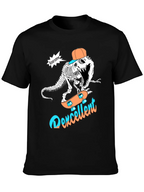 Roarsome Dino Skateboarder Graphic Tee