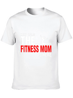 Fitness Mom T-Shirt - Keep Calm Gym Motivation