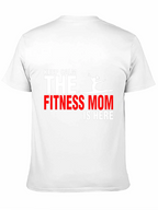 Fitness Mom T-Shirt - Keep Calm Gym Motivation