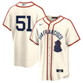 Jung Hoo Lee San Francisco Giants 2024 Rickwood Classic Jersey - Cream