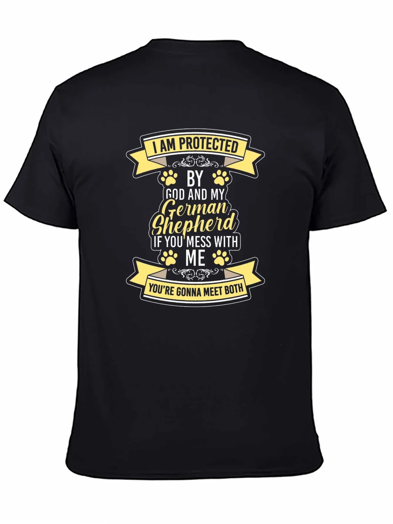 Protected by God and German Shepherd T-Shirt