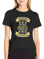 Protected by God and German Shepherd T-Shirt