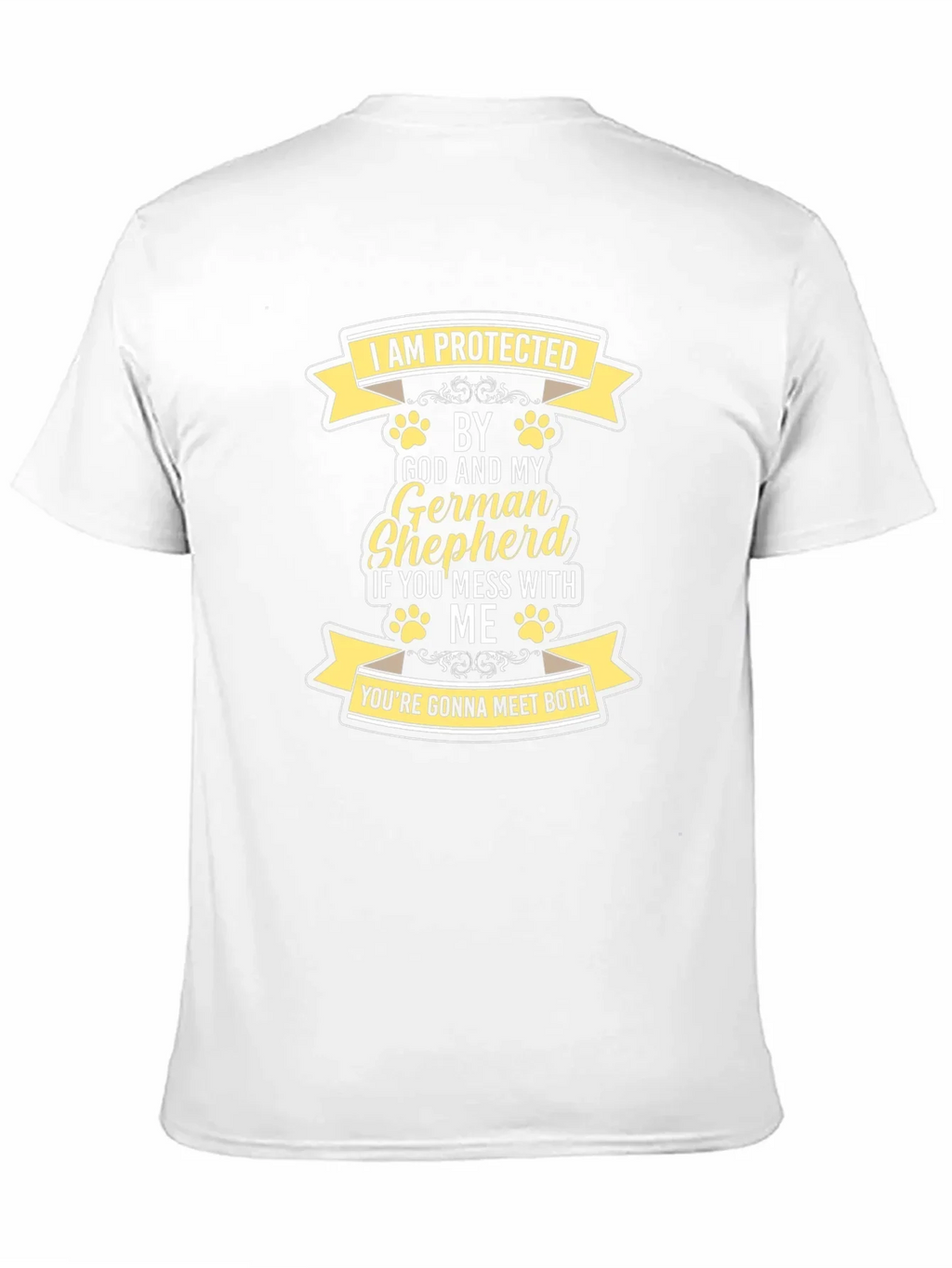 Protected by God and German Shepherd T-Shirt