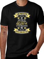 Protected by God and German Shepherd T-Shirt