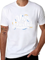 Viva La Libertad Graphic T-Shirt - Black