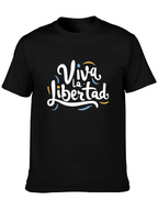 Viva La Libertad Graphic T-Shirt - Black