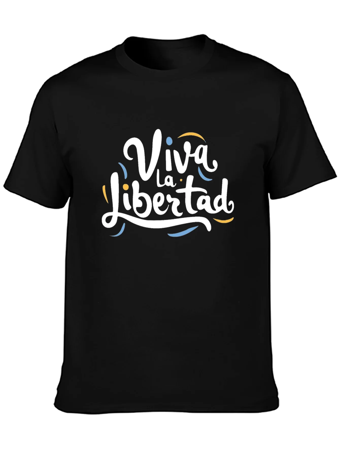 Viva La Libertad Graphic T-Shirt - Black