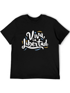 Viva La Libertad Graphic T-Shirt - Black