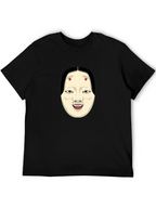 Kabuki Mask Graphic Tee - Unique Japanese Art Shirt