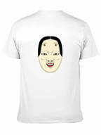 Kabuki Mask Graphic Tee - Unique Japanese Art Shirt