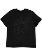 Monkey Graphic Black T-Shirt - Cool Animal Tee