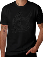 Monkey Graphic Black T-Shirt - Cool Animal Tee