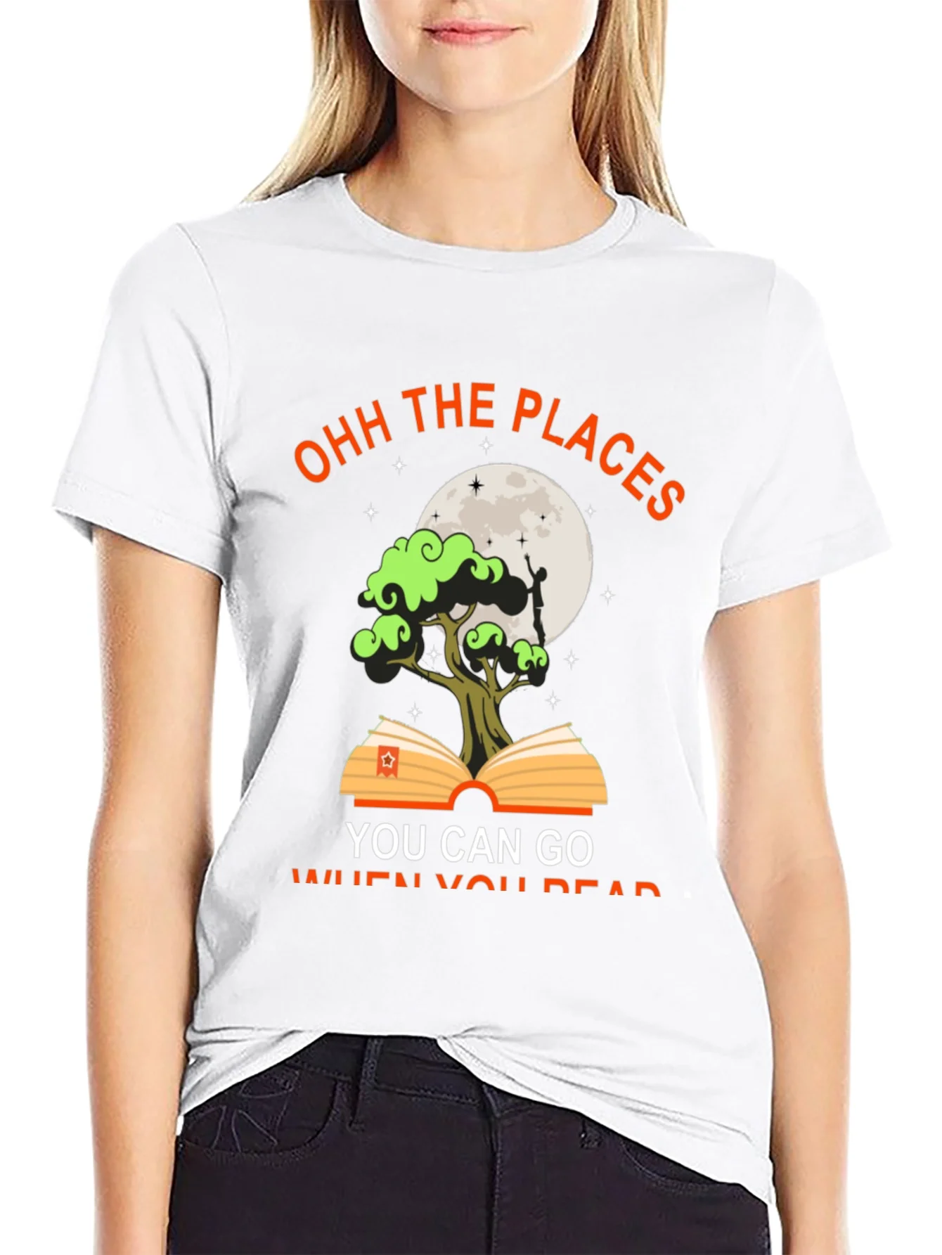 Ohh the Places You Can Go Black T-Shirt