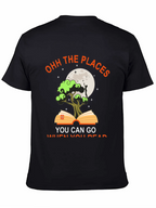 Ohh the Places You Can Go Black T-Shirt